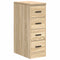 vidaXL - Garagekast - 30x51x85 - cm - massief - grenenhout - sonoma - eikenkleurig