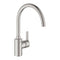 GROHE QuickFix Feel - Mengkraan 1-Gats - Instelbare Hoge Uitloop - Supersteel RVS