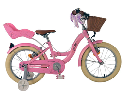 Volare Blossom - Kinderfiets - 16 inch - 2 Handremmen - Roze
