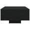 vidaXL - Salontafel - met - LED-verlichting - Zwart - Eiken - 85x55x31 - cm