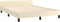 vidaXL - Bedframe - met - hoofdeinde - zonder - matras - 140x200 - cm - crèmekleurig