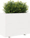 vidaXL - Plantenbak - 90x40x72,5 - cm - massief - grenenhout - wit