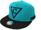 Capiche® Snapback Pet Heren – Crocodile – Blauw & Zwart – Verstelbaar met Druksluiting – Sportcap – Baseball Cap – Mannen Cap – Krokodillen Pet