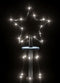 vidaXL - Kerstboom - met - grondpin - 108 - LED's - koudwit - 180 - cm