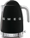 Smeg KLF04BLEU - Waterkoker - 7 temperatuurinstellingen - Zwart