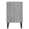 Tv-meubel met metalen poten 103,5x30x50 cm grijs sonoma eiken