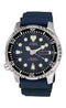 Citizen NY0040-17LE - Automatisch Duikhorloge - Lichtwijzer - Blauw/Zilver