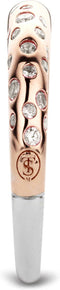 TI SENTO Ring 12107ZR - Zilveren dames ring - Rosé plated met zirkonia - Maat 50