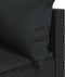 vidaXL - Tuinhoekbanken - met - kussens - 2 - st - poly - rattan - zwart