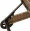 vidaXL - Ligbed - met - wielen - en - kussen - poly - rattan - beige