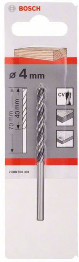 Bosch Houtspiraalboren - Standard - 4 mm - 43 x 75 mm (1 stuk)