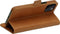 Dbramante1928 iPhone 12/12 Pro - Flip cover - Magneetsluiting en ruimte voor pasjes - Cognac