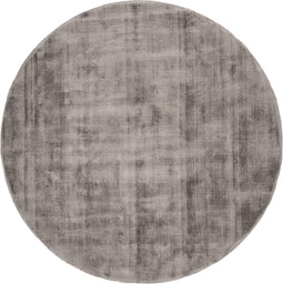 Karpet Viscose Rond Dark Grey ø150 cm