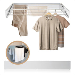 Velaryon Wanddroogrek - Droogrek inklapbaar - 4m drooglengte - Wit