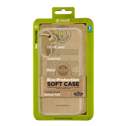 Muvit for Change - Telefoonhoes Samsung Galaxy S25 - Bescherming tegen krassen - Slijtvast