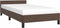 vidaXL - Bedframe - met - hoofdeinde - zonder - matras - 100x200 - cm - bruin