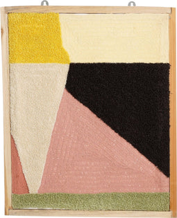 In The Mood Collection - Muurdecoratie - Katoen/FSC hout - L59 x B45 cm - Lichtroze