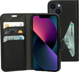 Mobiparts iPhone 13 - Classic Wallet Case - RFID bescherming - Zwart