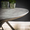 AnLi Style - Eetkamertafel Ovaal - Grijs - Voor 8 Personen - 240x105x76