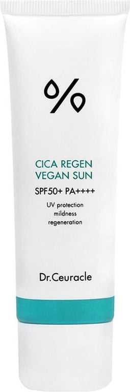 Dr. Ceuracle Cica Regen Vegan Sun - Zonnebrandcrème SPF 50 - 50 ml
