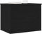 vidaXL - Opslagdoos - met - Deksel - Zwart - Eiken - 60x42x46 - cm - Engineered - Hout