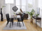 Eettafel Latina Espresso 90x180 -230 cm - Giga Living