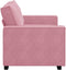 vidaXL - Tweezitsbank - 120 - cm - fluweel - roze