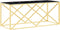 vidaXL - Salontafel - 110x45x45 - cm - roestvrij - staal - en - glas