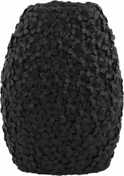 Light & Living - Vaas Aloha S Zwart - Polystone Zwart - 40x30x19cm (hxbxd)