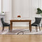 vidaXL - Eetkamerstoelen - 2 - st - stof - grijs