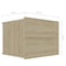 vidaXL - Nachtkastjes - 2 - st - 40x30x30 - cm - bewerkt - hout - sonoma - eikenkleurig