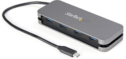 Startech.com HB30CM4AB - USB-C Hub - 4x USB 3.2 Gen 1 (5 Gbps) - Grijs