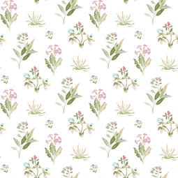 Noordwand - Behang - Blooming - Garden - 6 - Flowers - and - Plants - wit - en - groen