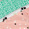 Happy Friday Sheet set 2 pieces Panda garden pink 180x270 cm (Single) Pink