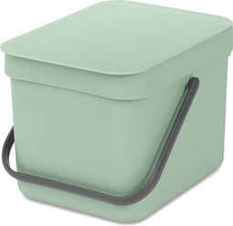 Brabantia Sort & Go - Prullenbak - 6 liter - Jade Green