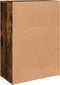 vidaXL - Dressoir - 60x31x84 - cm - bewerkt - hout - gerookt - eikenkleurig