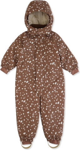 Konges Sløjd Nohr Snowsuit Deer Brown - Sneeuwpak - Skipak - Maat 3 jaar