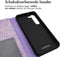 iMoshion Hoesje Geschikt voor Samsung Galaxy S23 Hoesje Met Pasjeshouder - iMoshion Design Bookcase smartphone - Meerkleurig / Purple White Flowers
