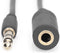 Mercodan AK-510200-030-S - Jackplug Audio Aansluitkabel 3,5 mm - 2,50 m - Zwart