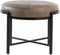 Light & Living Poef Izza - Leder - Grijs