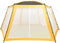 vidaXL Zwembadtent 660x580x250 cm stof geel