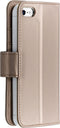 Accezz Hoesje Geschikt voor iPhone SE (2016) / 5 / 5s Hoesje Met Pasjeshouder - Accezz Wallet Softcase Bookcase - goud