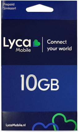 Lycamobile Holland Bundel S Plus Prepaid Simkaart