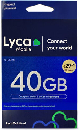 Lycamobile Holland Bundel XL