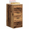 vidaXL - Garagekast - 40x51x85 - cm - massief - grenenhout - oud - hout