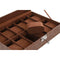 Doos-Juwelenkistje Home ESPRIT Bruin Polyurethaan Kristal Hout MDF 30 x 20 x 8 cm