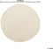 DEMRE - Shaggy vloerkleed - Beige - 140 cm - Polyester