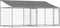 vidaXL - Hondenhok - met - dak - en - deuren - 4x2x2 - m - gegalvaniseerd - staal - grijs