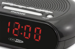 Caliber HCG004 - Wekkerradio - Dual Alarm Snooze Slaap Timer - Zwart