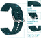 iMoshion Bandje Geschikt voor Samsung Galaxy Watch Active 2 (44mm) / Galaxy Watch Active 2 (40mm) / Galaxy Watch (42mm) / Galaxy Watch 40 mm / Galaxy Watch 3 41mm - iMoshion Siliconen bandje - Donkergroen